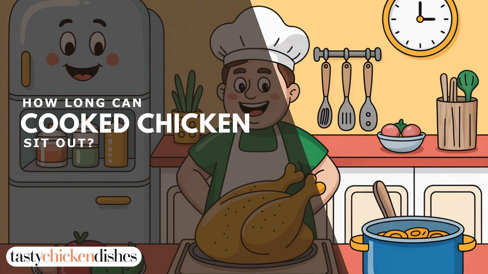 How Long Can Cooked Chicken Be Out tastychickendishes.com